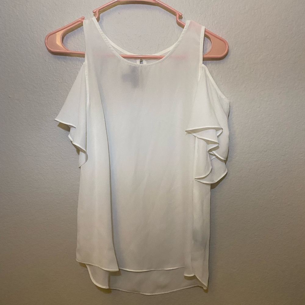SHEER WHITE BLOUSE